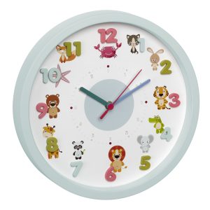 Dječji zidni sat LITTLE ANIMALS | LITTLE MONSTERS 60.3051