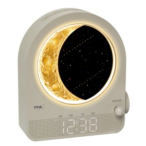 Digitalni budilnik s mjesečevom lampom i zvukovima prirode 60.2053.15