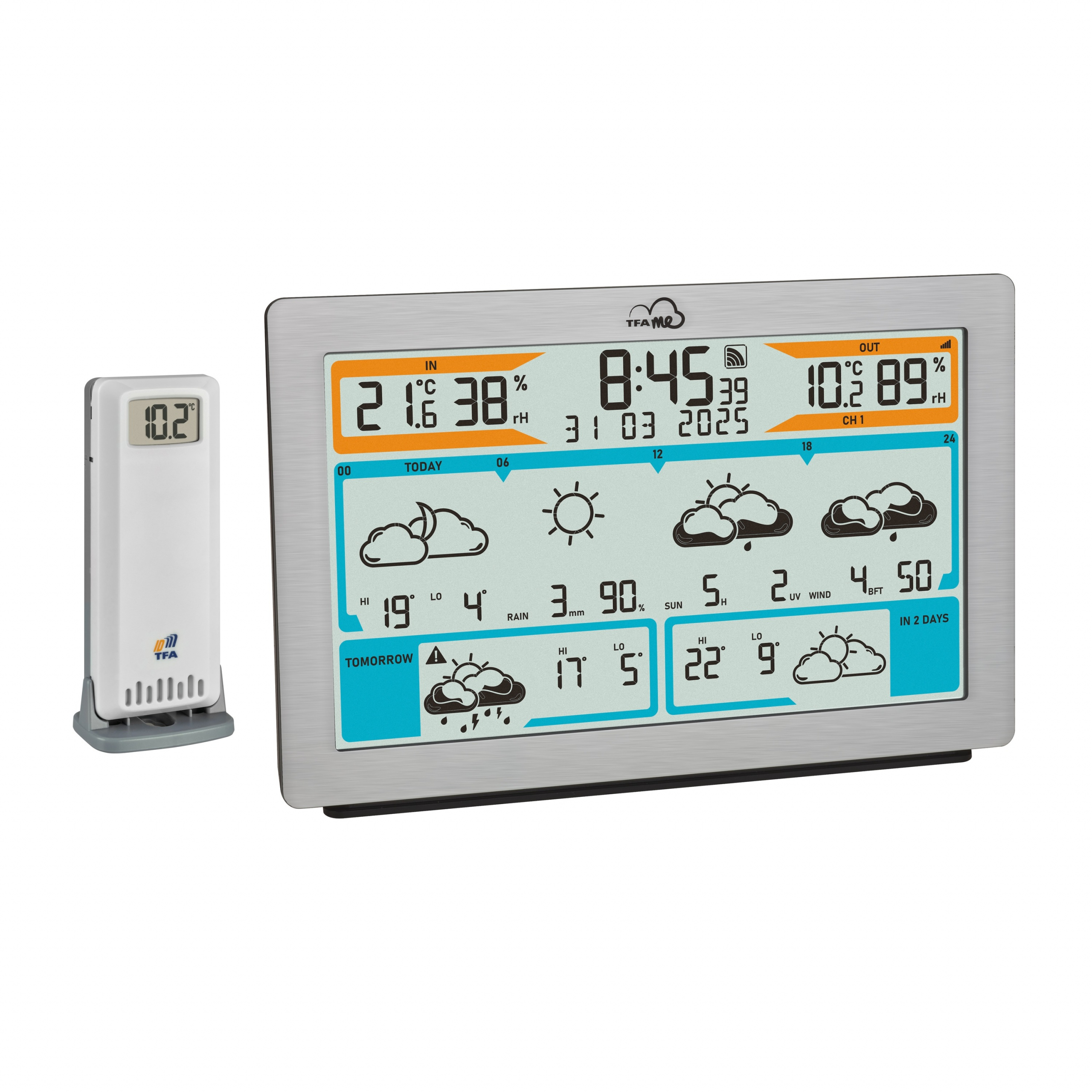 Bežična WIFI meteorološka stanica TFA.me ID-02 35.8100.54