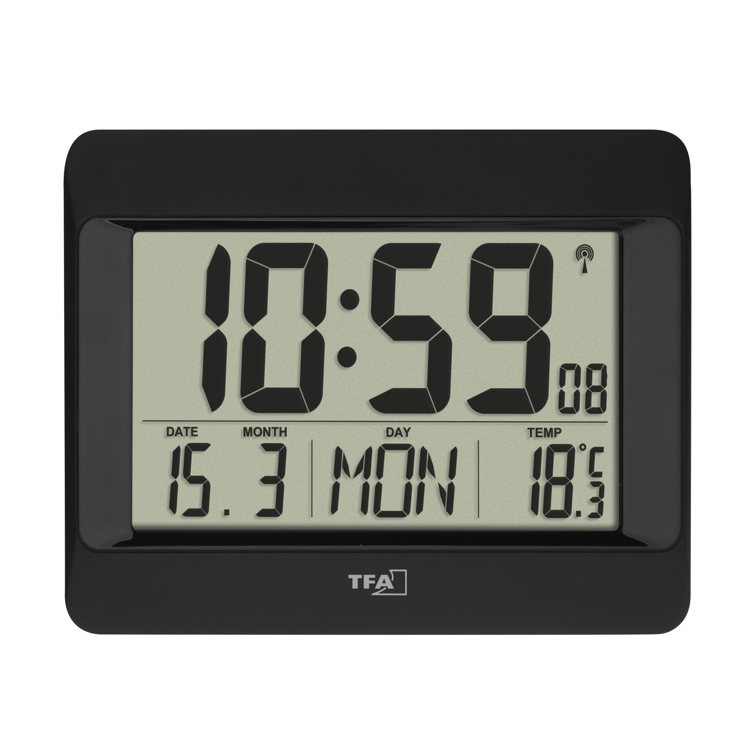 Radio-kontrolirani sat s prikazom unutarnje temperature 60.4519.01 - Slika 3