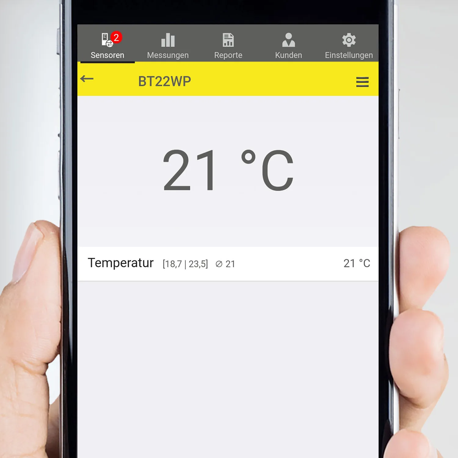 BT22WP - Termometar za rad s pametnim telefonom - Slika 7