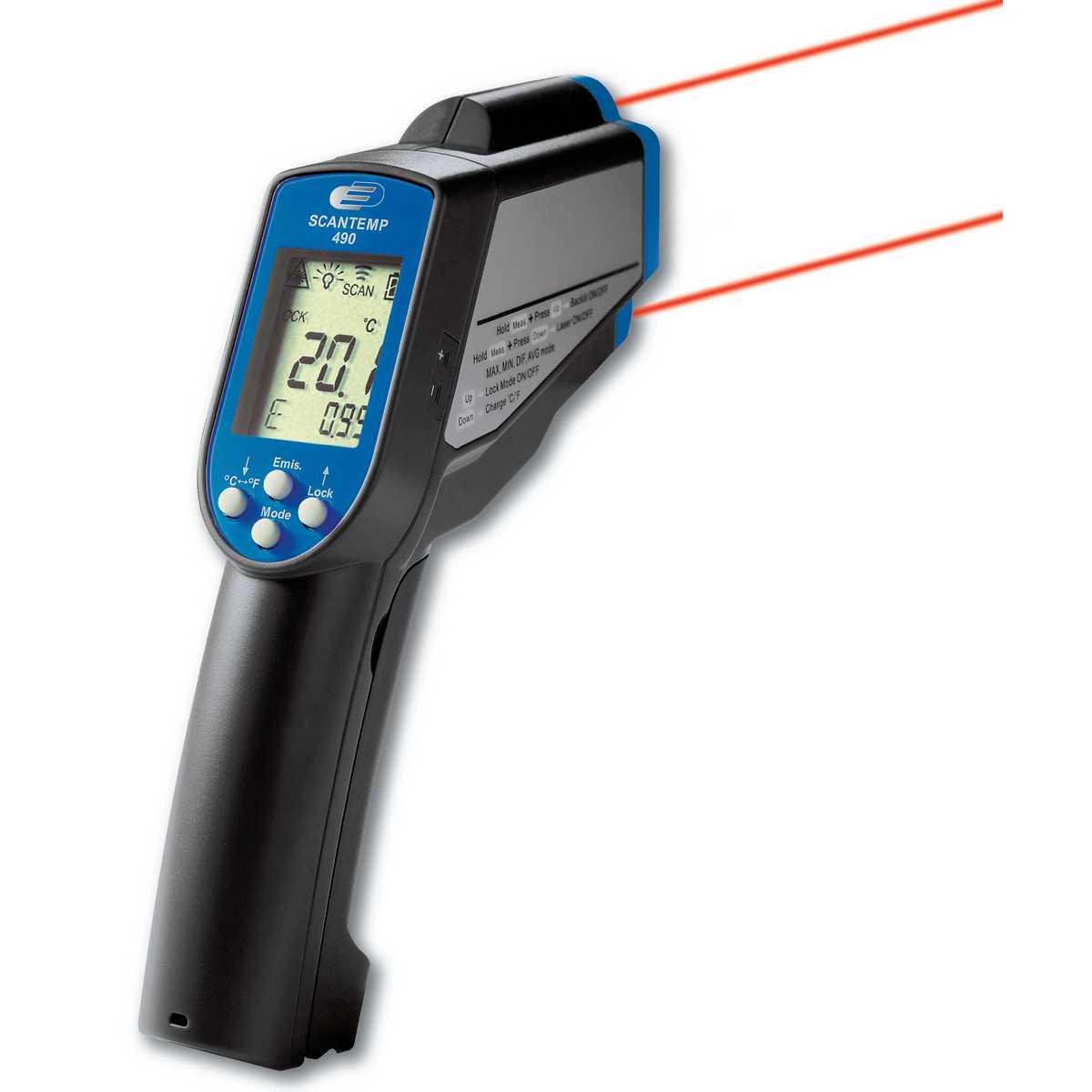 ScanTemp 490 Profesionalni infracrveni termometar - Slika 2